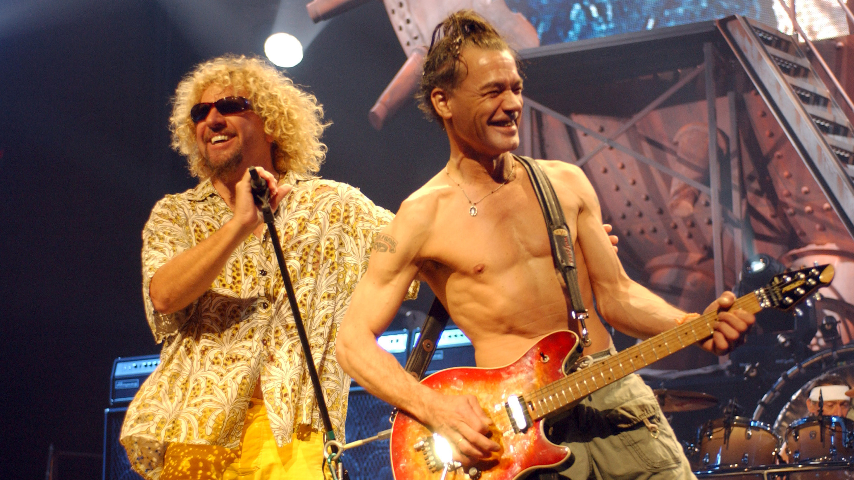 Sammy Hagar and Eddie Van Halen