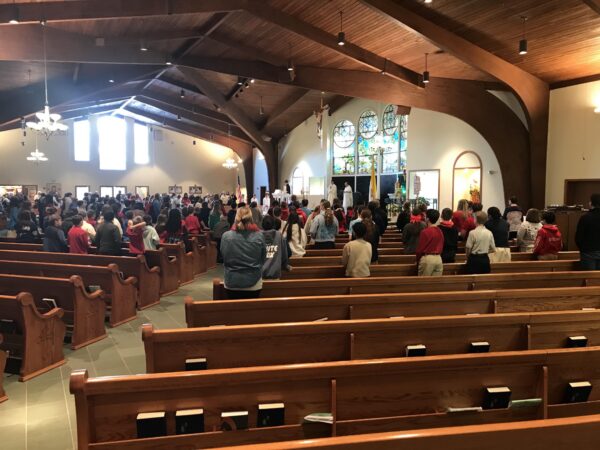 The congregation meets at Saint Gilbert Catholic Church.