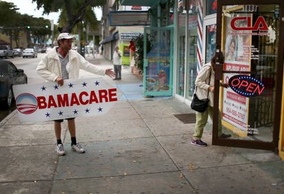 Americans sign up for the Affordable Care Act.