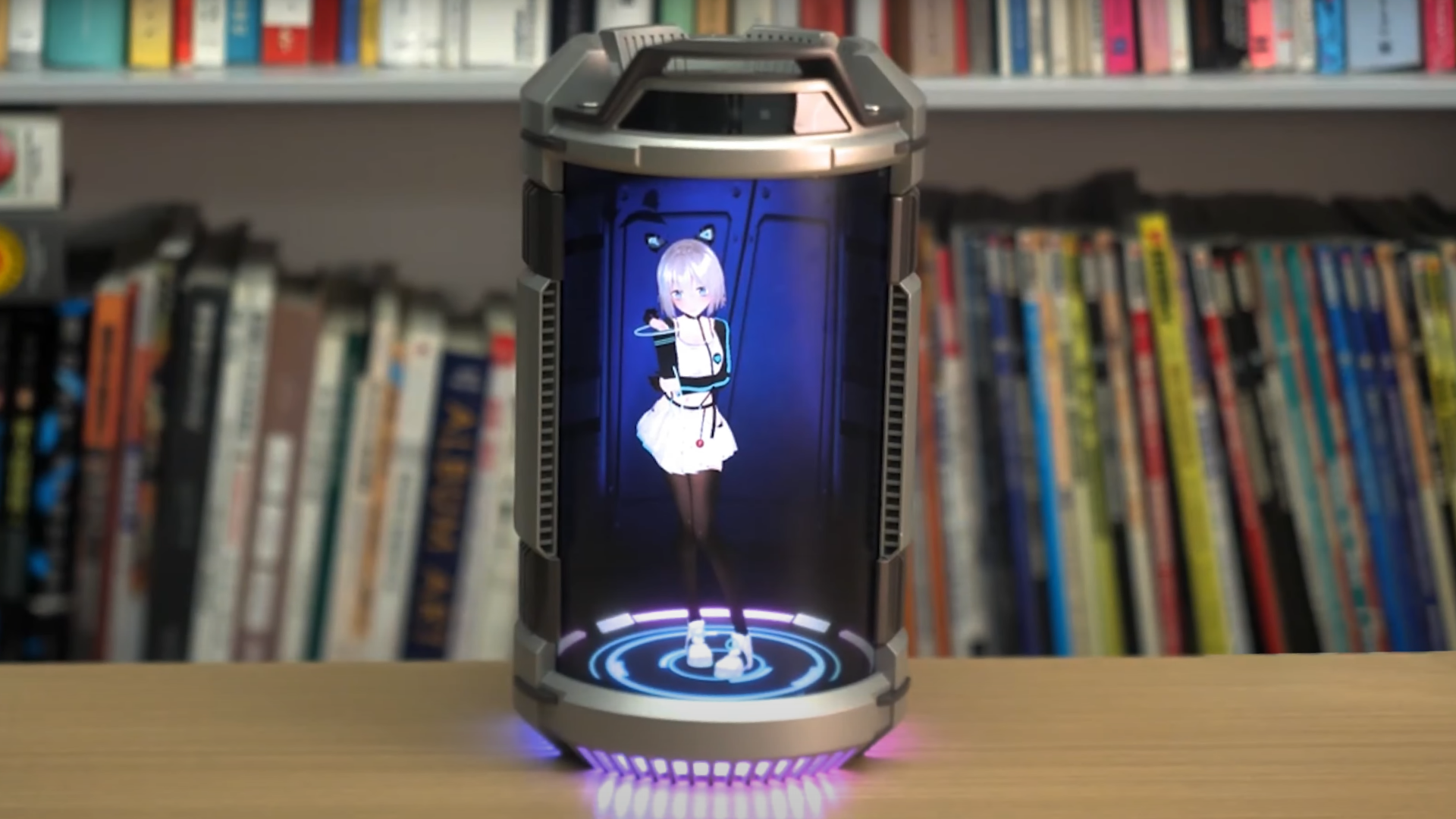 The Dipal D1 pod displaying Dipal&#039;s AI assistant mascot, Pearl.