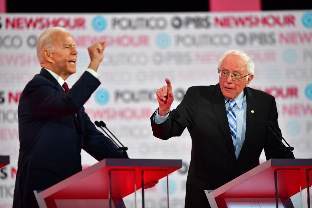 Joe Biden and Bernie Sanders.