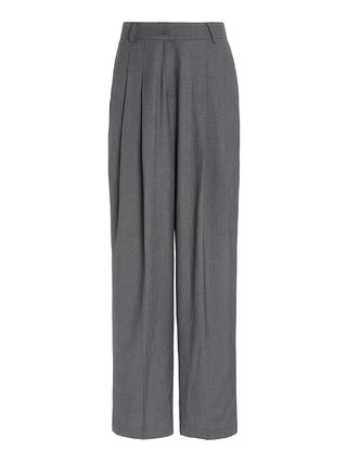 The Frankie Shop, Gelso Pleated Woven Wide-Leg Trousers