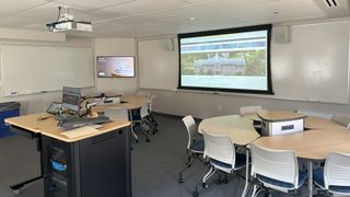 Sony solutions power the new hybrid classrooms at Rhode Island.