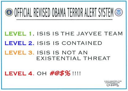 Obama cartoon World ISIS Terrorism