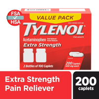 Tylenol Extra Strength 500mg, 200-count