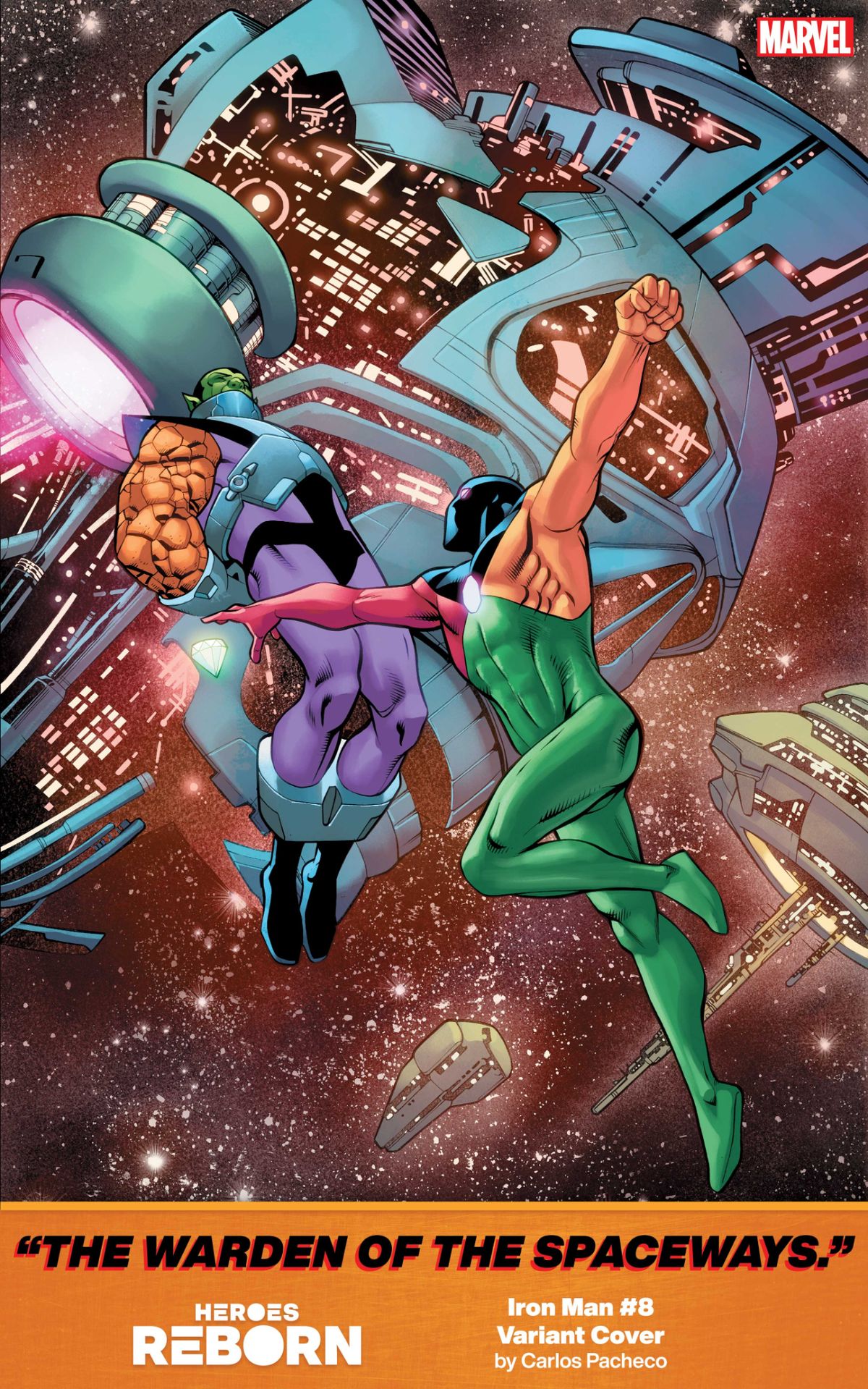 Heroes Reborn Carlos Pacheco variant covers