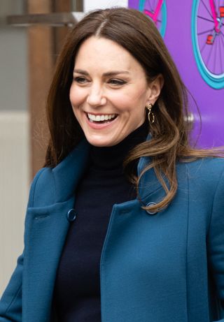 Catherine, Duchess of Cambridge visits the Foundling Museum on January 19, 2022 in London, England