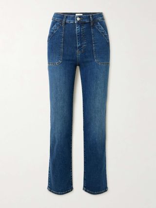 The Utility Organic High-Rise Straight-Leg Jeans