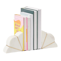White Marble Book Ends, £39.50 | Oliver Bonas