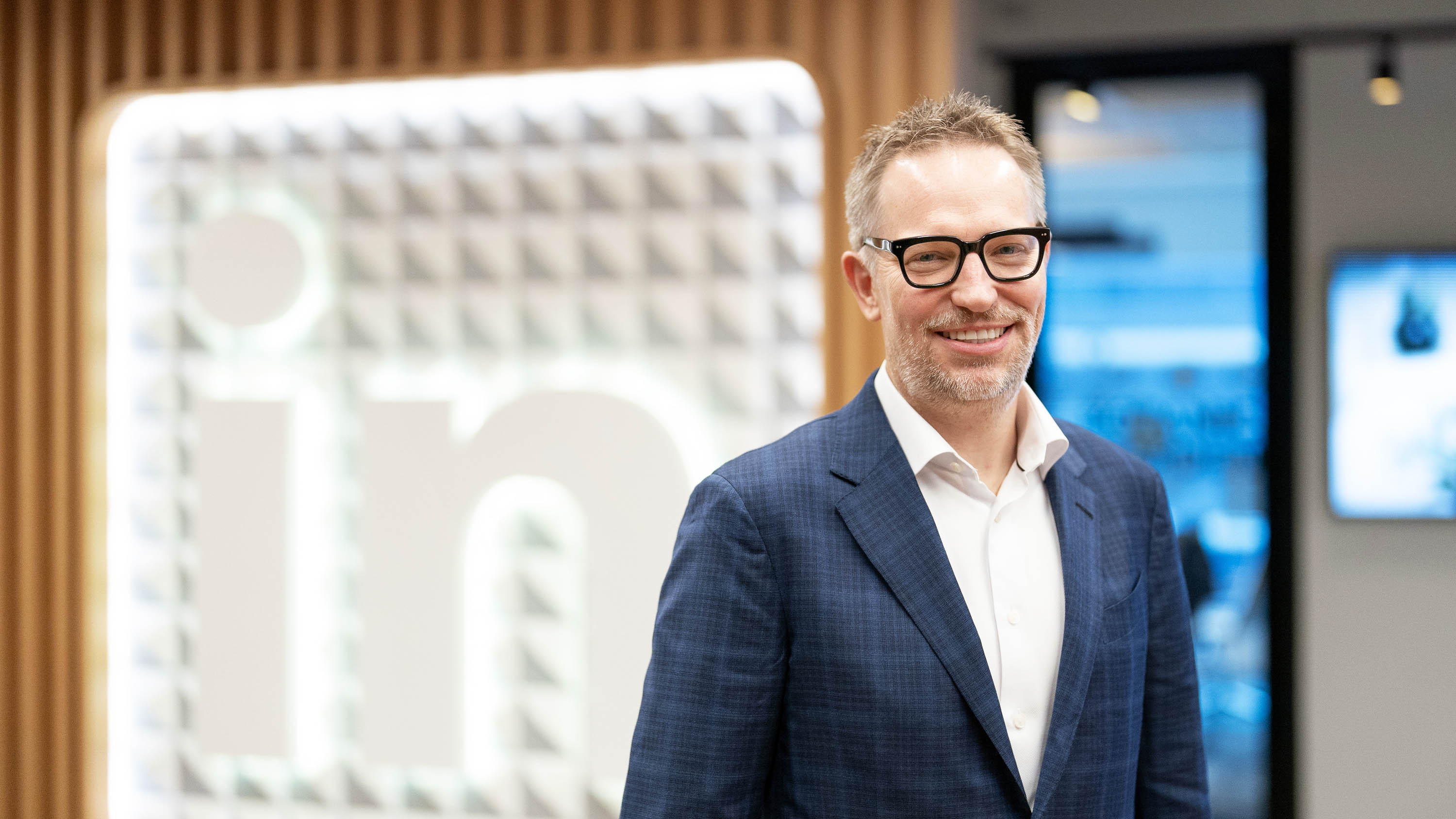 Ryan Roslansky, chief executive officer of LinkedIn Corp., in Singapore, on Thursday, Oct. 17, 2024.
