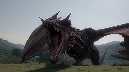 Caraxes in House of the Dragon season 3