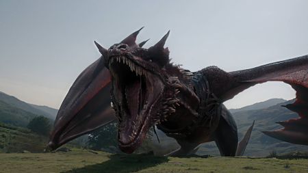 Caraxes in House of the Dragon season 3