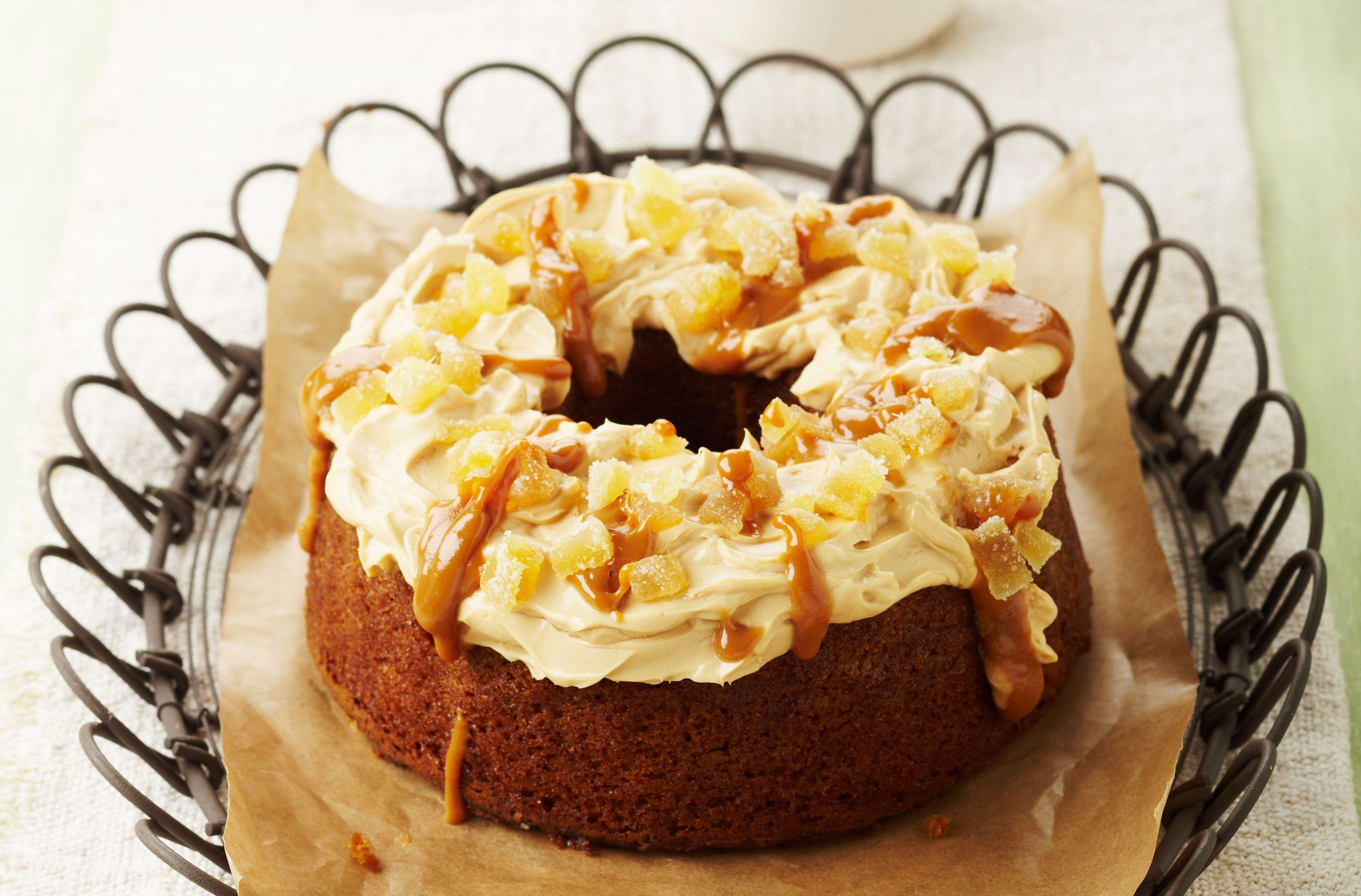 Spiced squash ring cake recipe