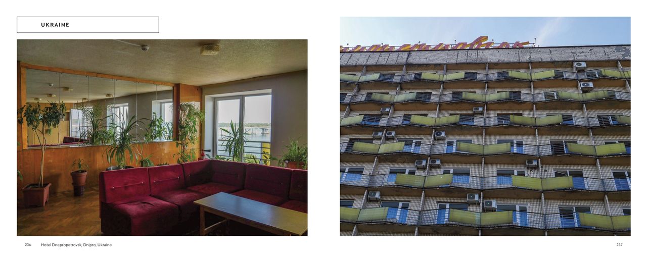 A selection of spreads from Socialist Hotels from Fuel Publishing