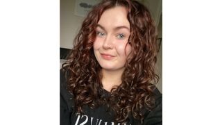 Freelance beauty editor Lucy after using a diffuser to dry her hair