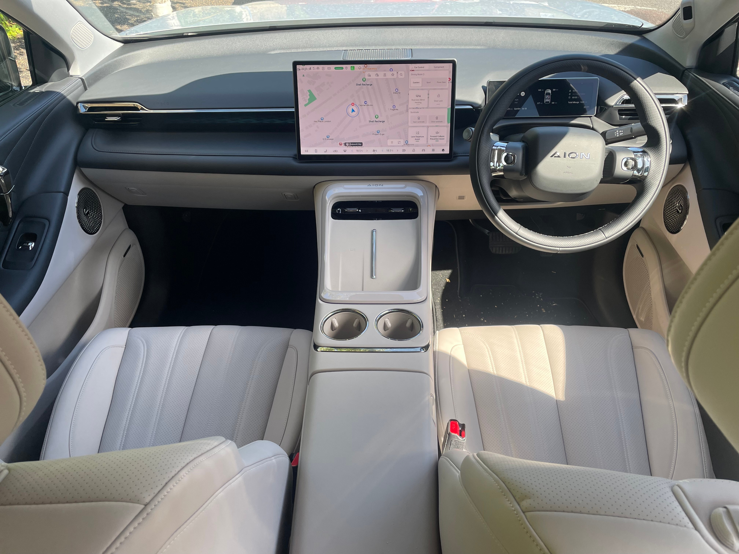 Up front in the Aion V