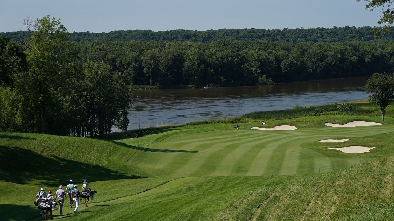 A general view of TPC Deere Run&#039;s second hole