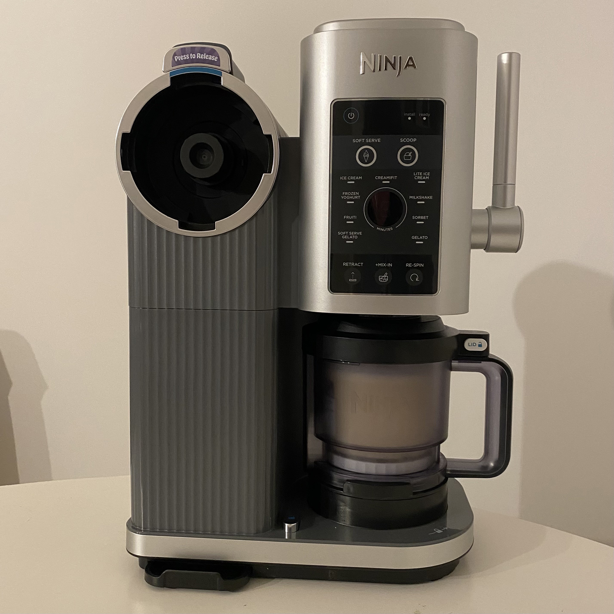 Trying the Ninja Swirl for the first time at home