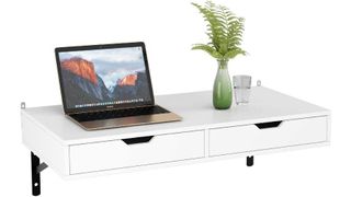 homfa wall mount writing desk