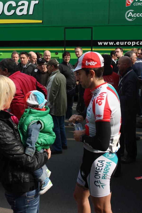 A family affair for David Boucher (Omega Pharma-Lotto).