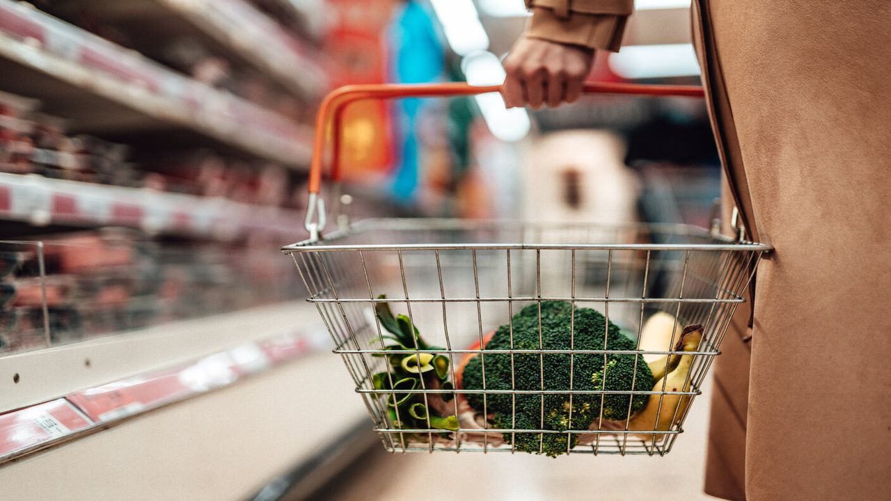 food shopping basket