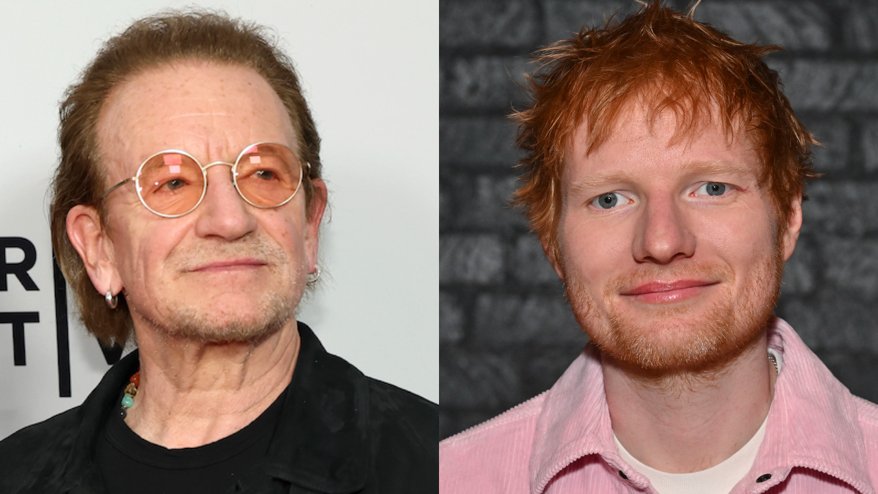 Bono and Ed Sheeran