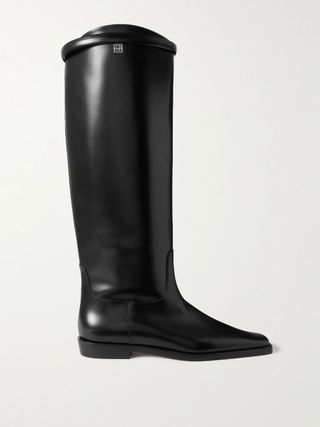 Toteme + Net Sustain the Riding Leather Knee Boots