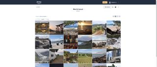 A screenshot of Amazon Photos, one of the best cloud storage for photographers