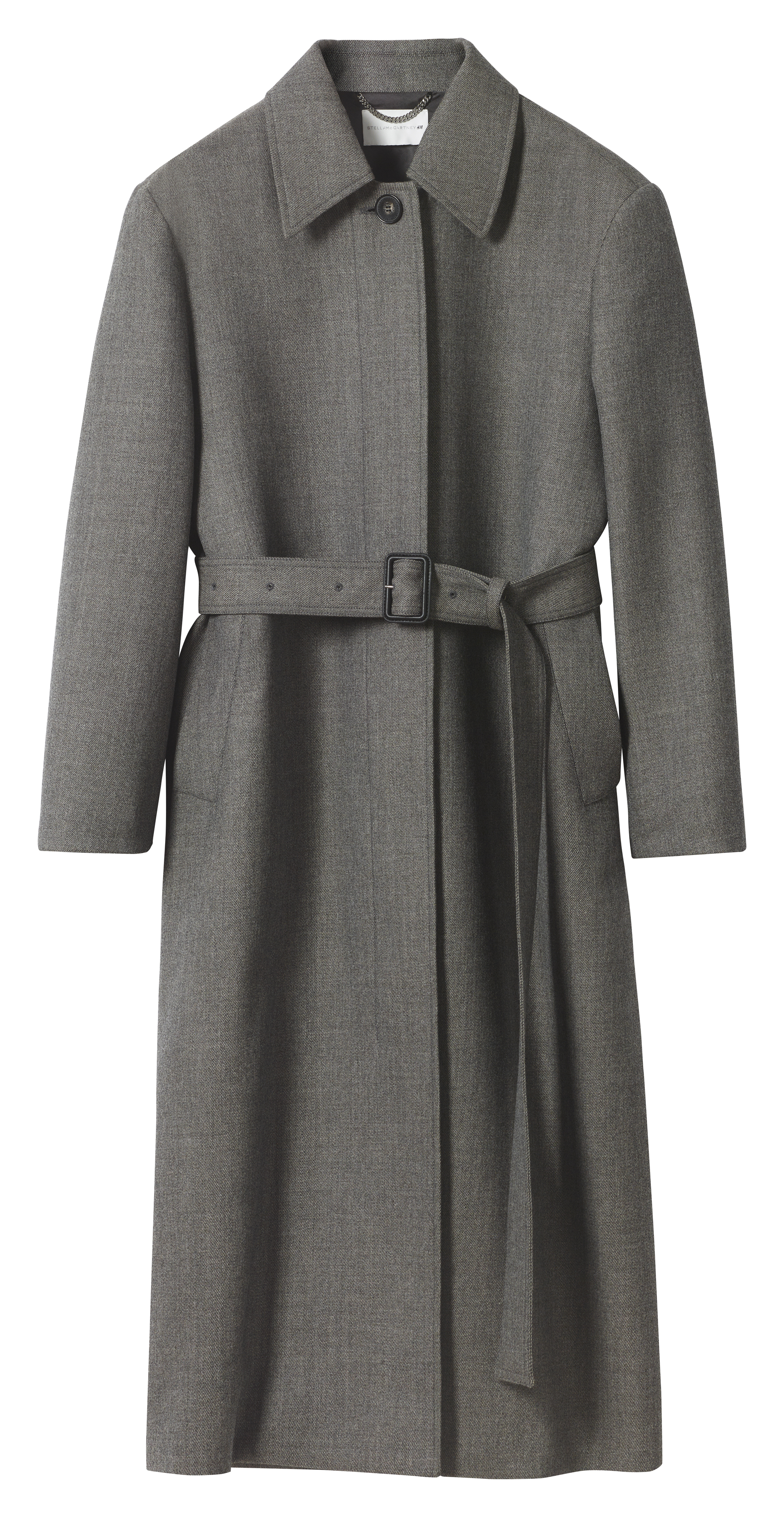 clothes from the H&M x Stella McCartney collaboration on a plain backdrop