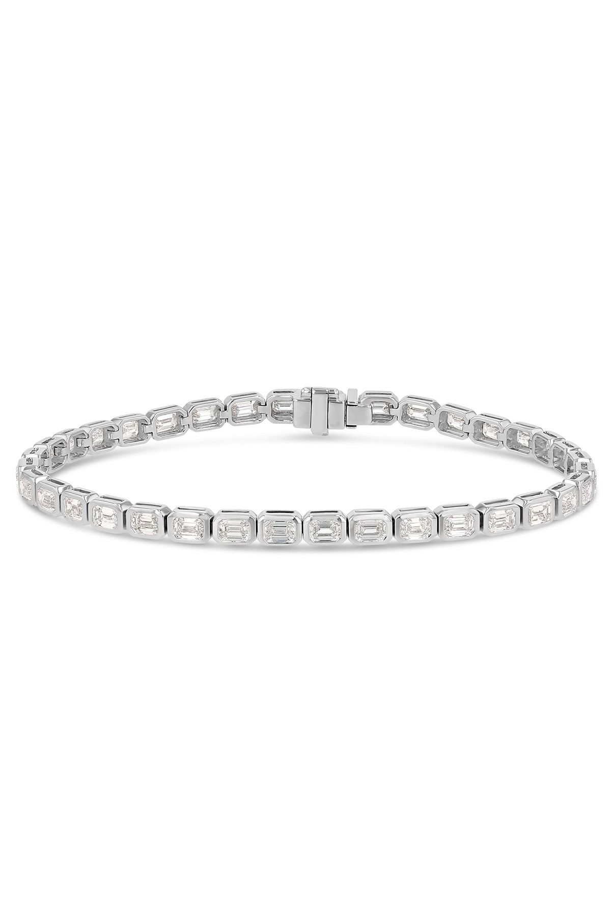 Emerald Cut Tennis Bracelet