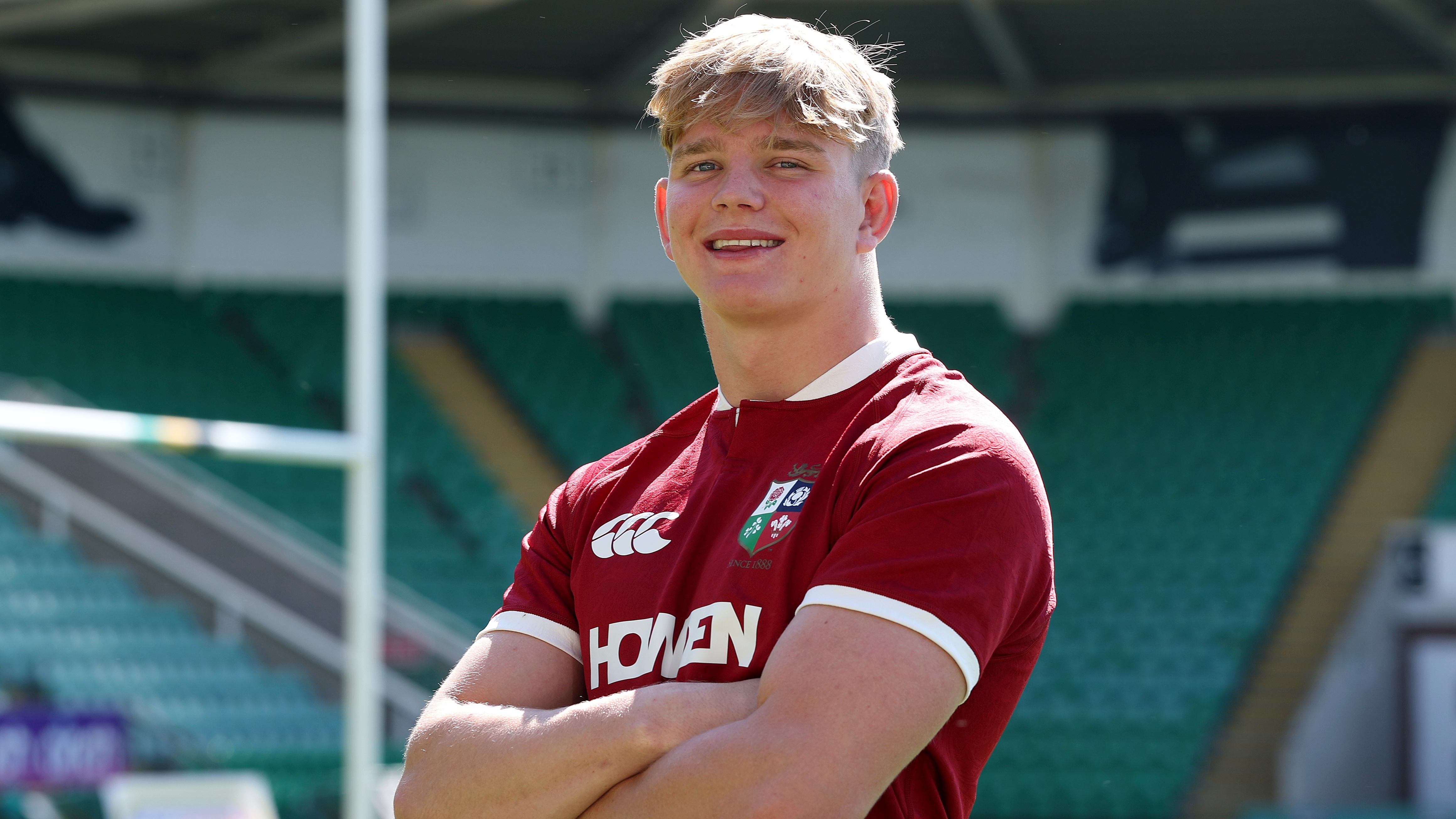 Henry Pollock promotional shot for British &amp; Irish Lions.