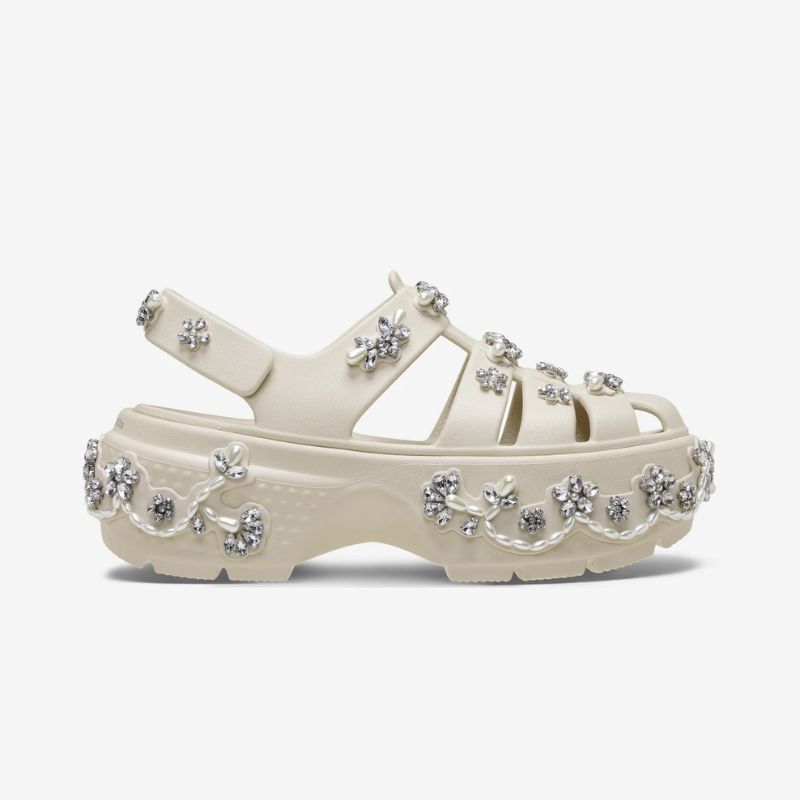 Simone Rocha x Crocs, Stomp Fisherman in Stocco 