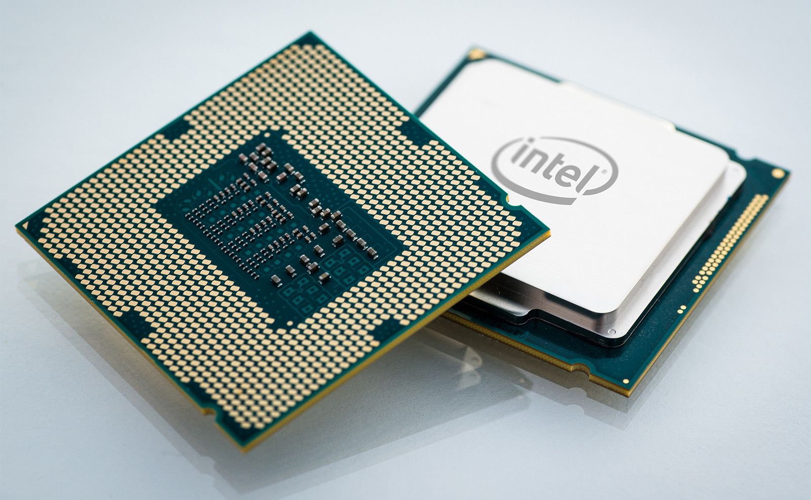 Intel Core i9 Processor Shown Back and Front