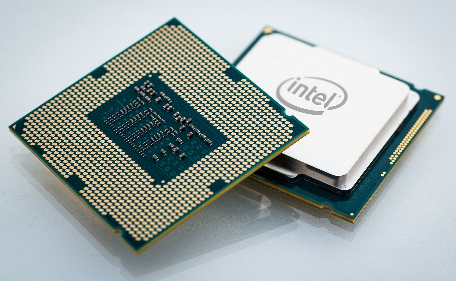 Intel i9-11900K Processor Shown Back and Front