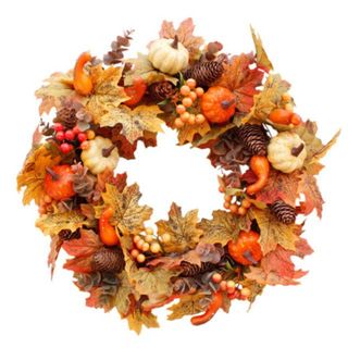 Thanksgiving Pumpkin Wreath