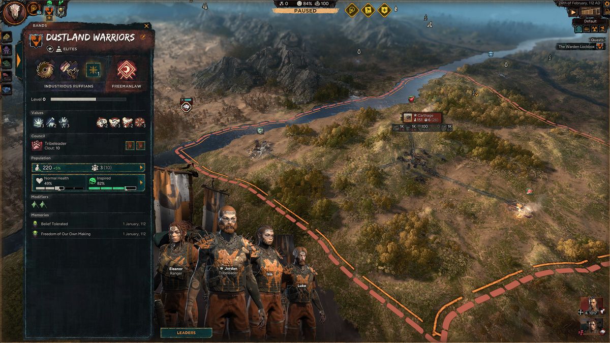 Upcoming strategy game Afterworld.