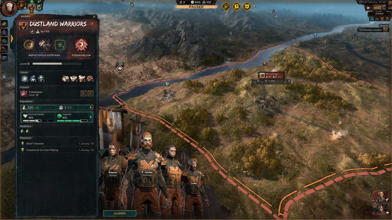 Upcoming strategy game Afterworld.
