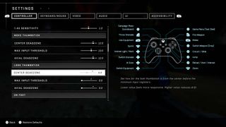 Halo Infinite controller settings customised look thumbstick options