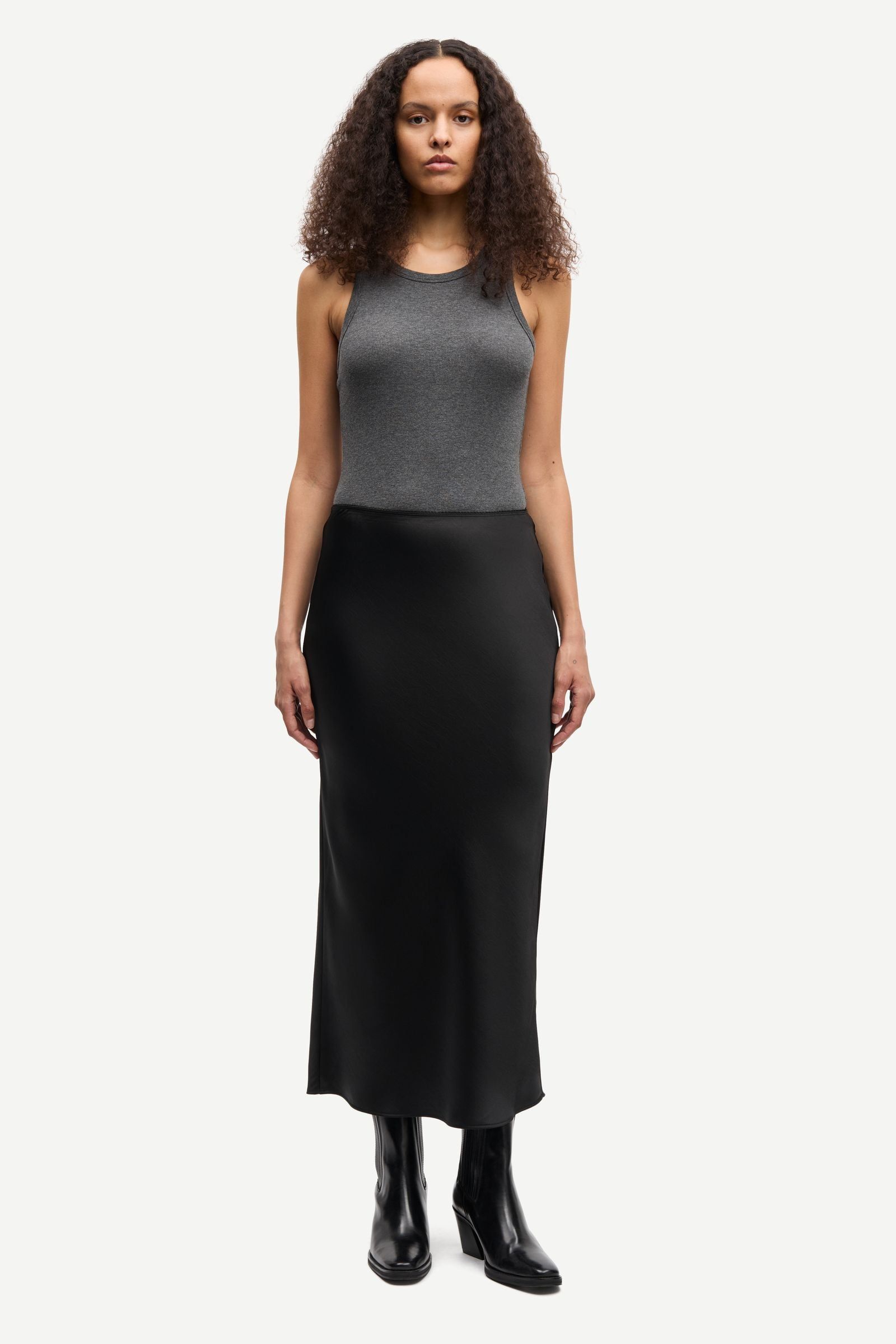 Saagneta Long Skirt 12956 Black