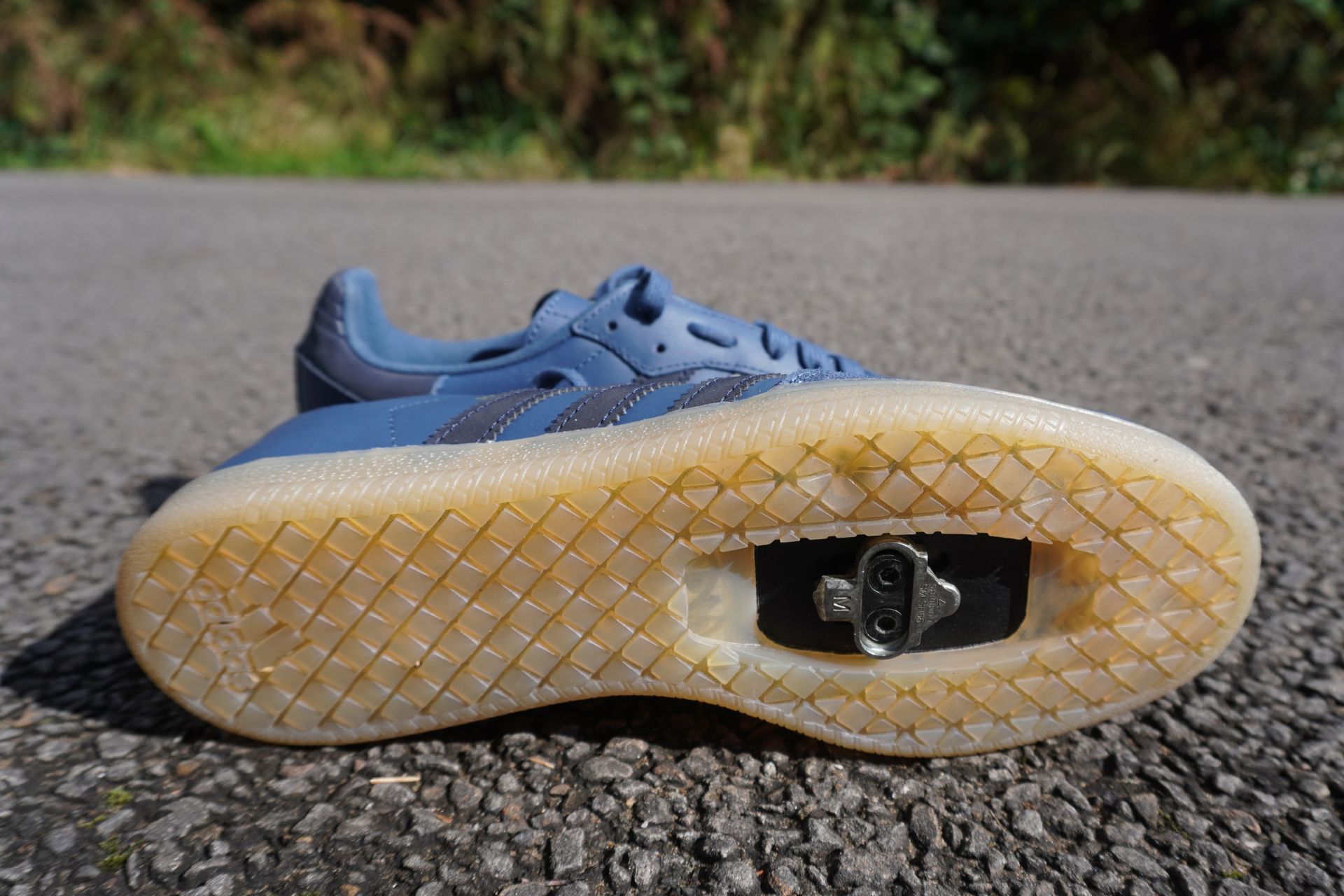 Image shows Adidas Velosamba SPD cycling shoes