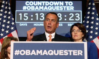 House Speaker John Boehner has been against the sequester from the beginning.