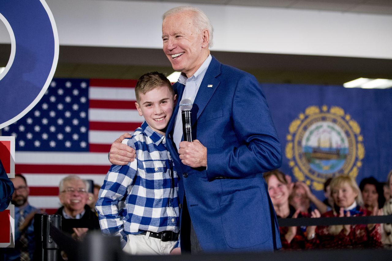 Brayden Harrington with President Biden.