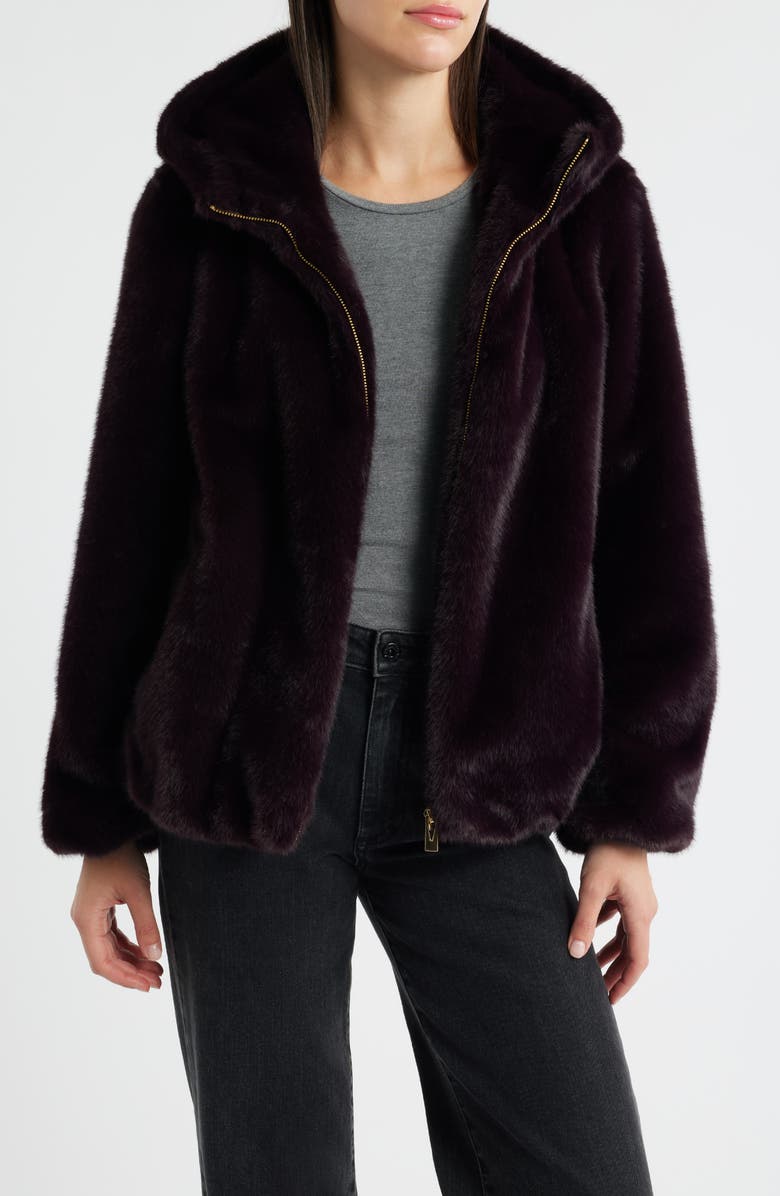 Faux Fur Hooded Jacket