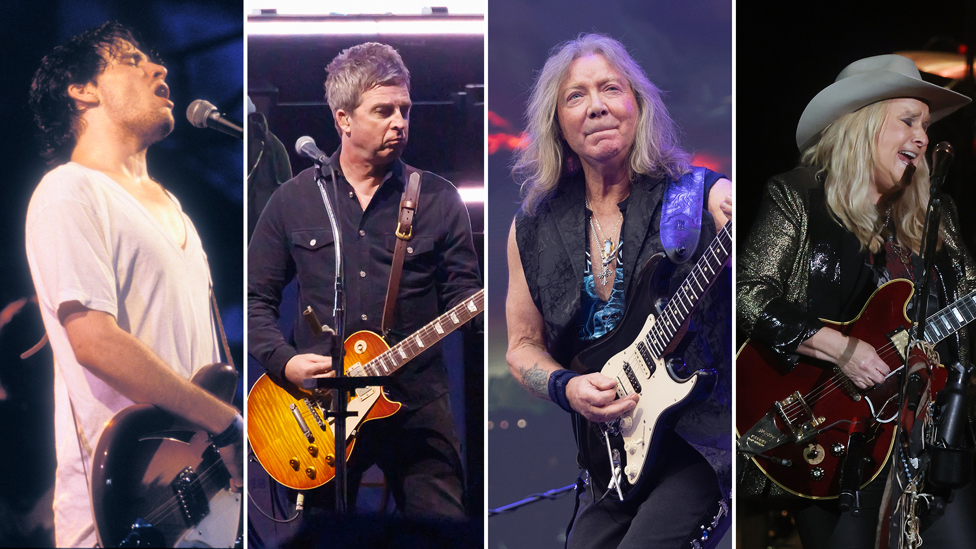 Jeff Buckley, Noel Gallagher, Dave Murray and Melissa Etheridge