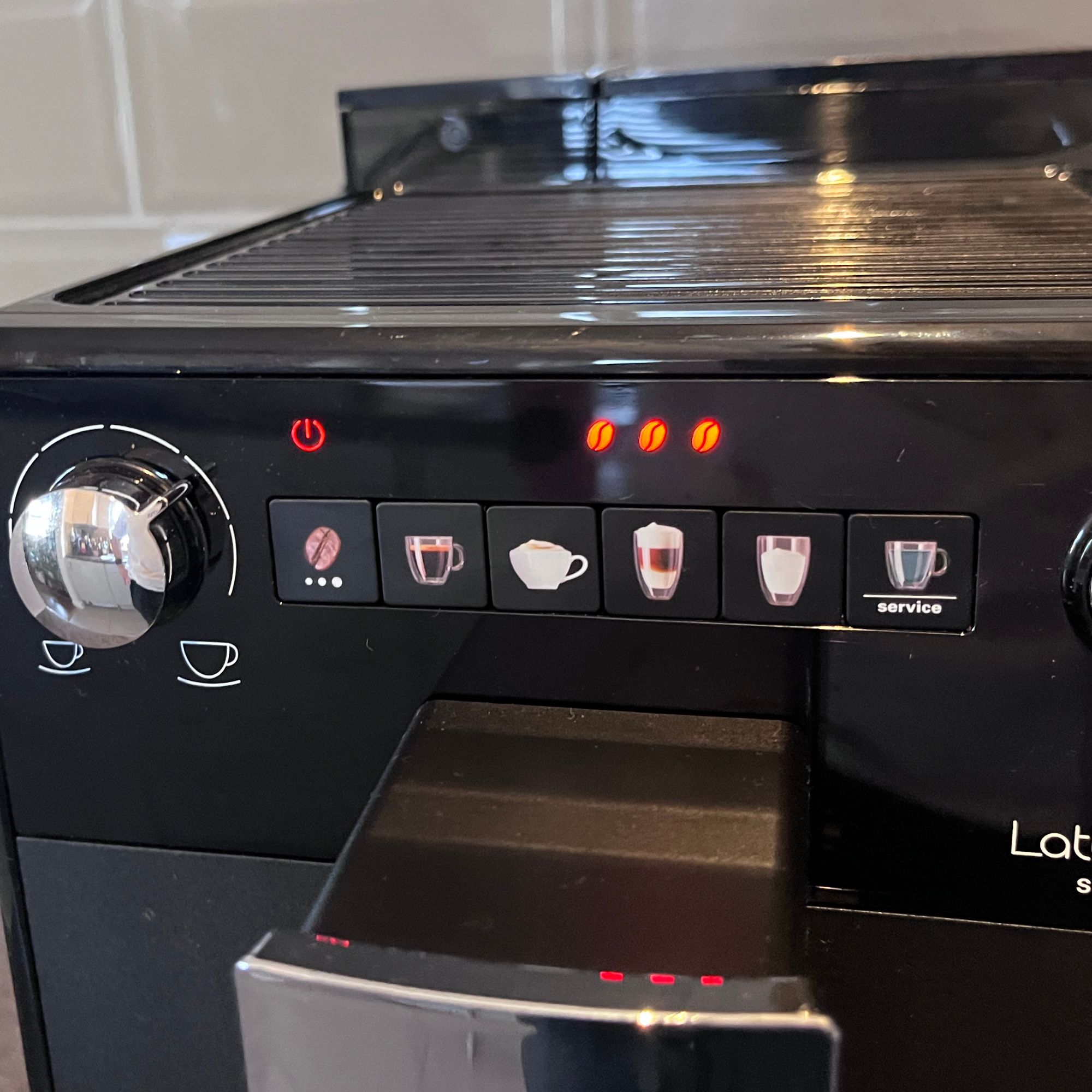 Melitta Latticia OT Bean-to-Cup Coffee Machine control panel
