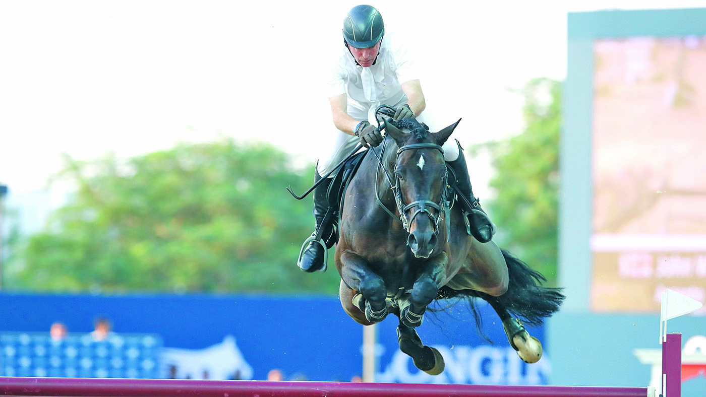 LGCT of DOHA - John Whitaker on Argento Doha- Al Shaqab,5th november 2016 ph.Stefano Grasso/LGCT