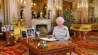 Queen Elizabeth II Delivers Her Christmas Speech