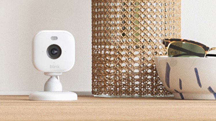 Blink Mini camera on table