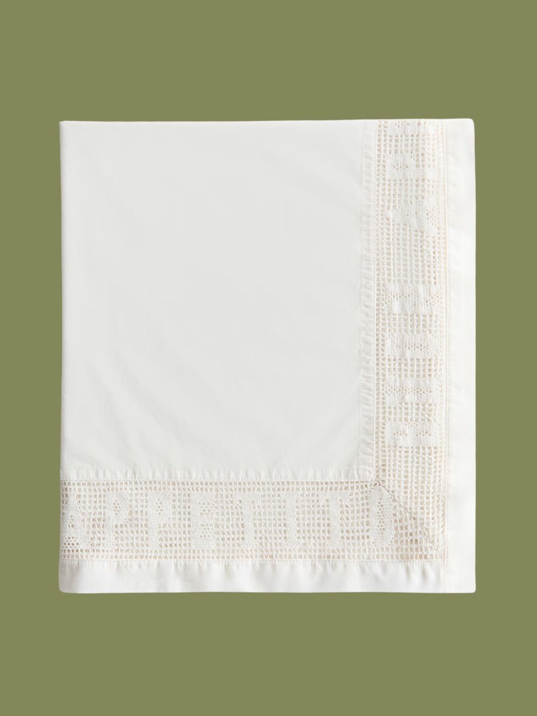 H&amp;amp;M Home, Lace-Trimmed Cotton Tablecloth