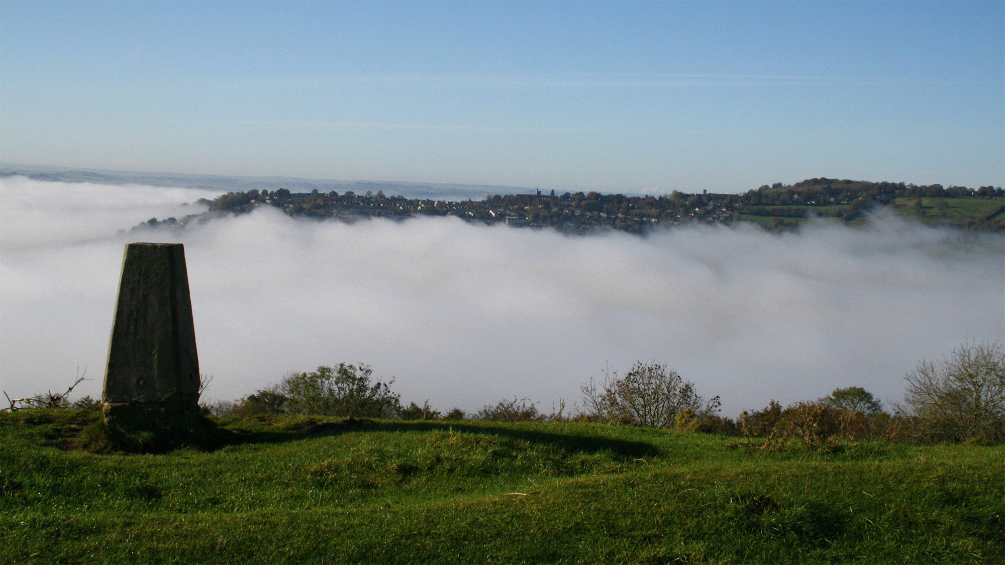 Landscape captured at Solsbury Hill